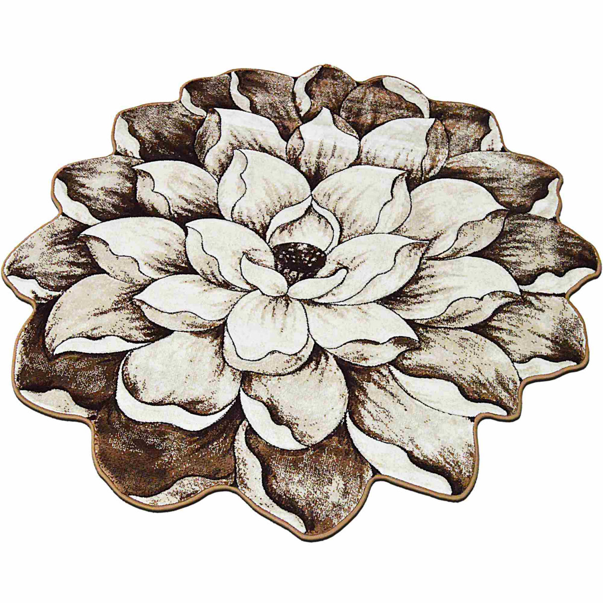 Flowers Design 301 Brown