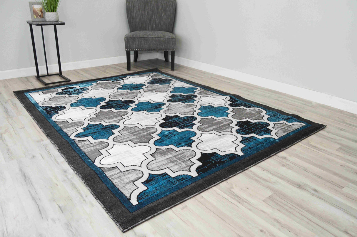 Sultan Area Rug 3024 Turquoise
