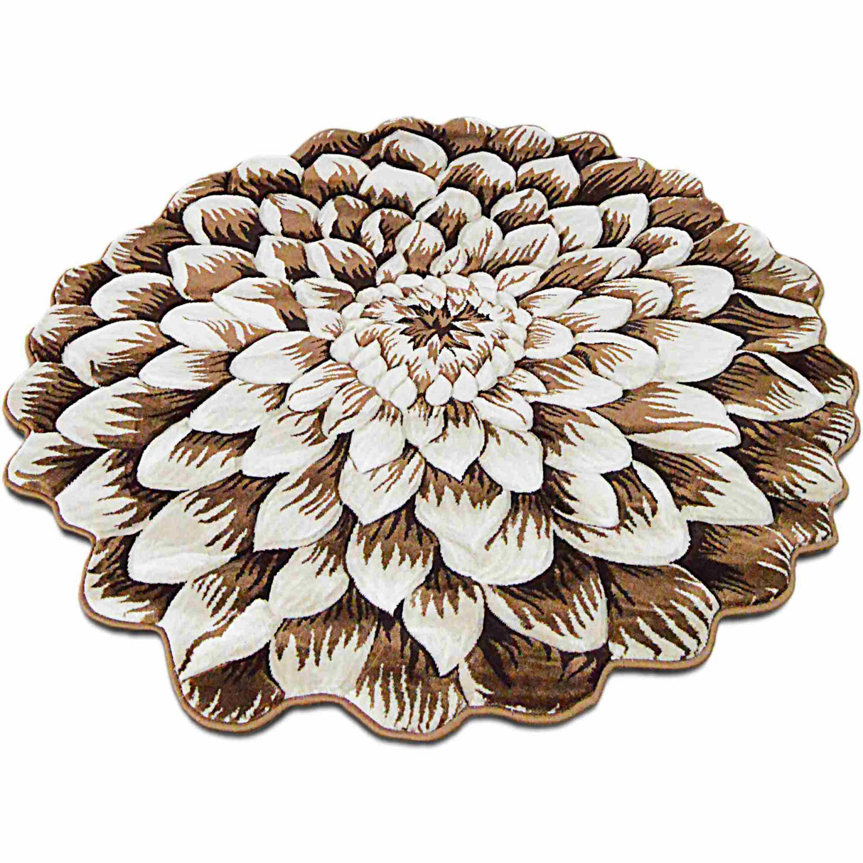 Flowers Design 303 Brown