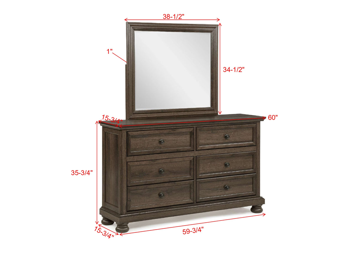 Claribelle Dresser - Brown