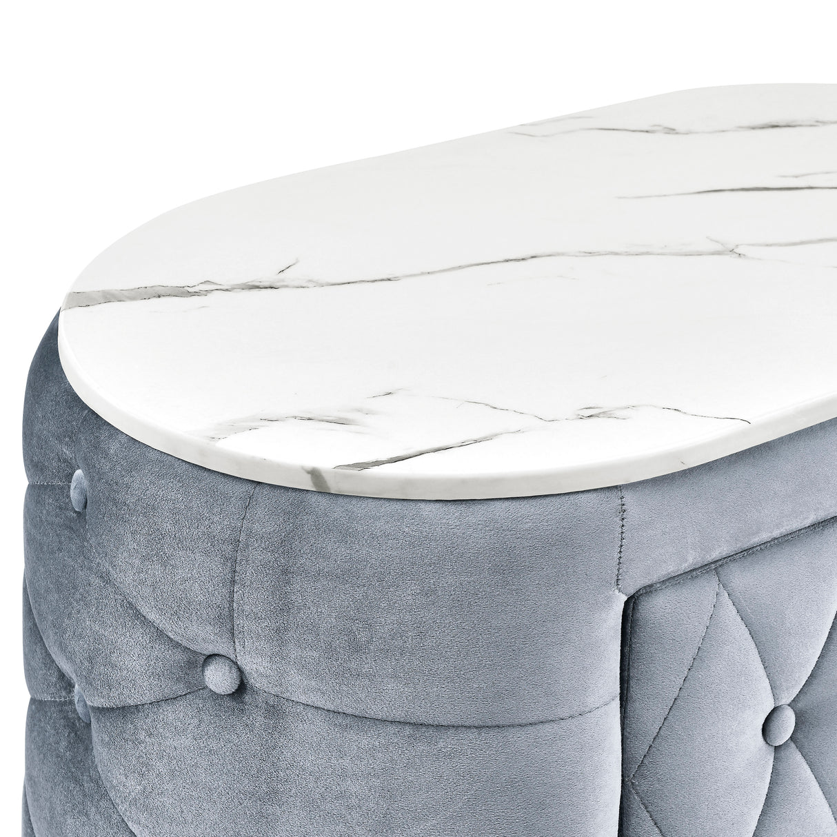 Natalia Bed W/Fireplace,Tv Lift Gy nightstand