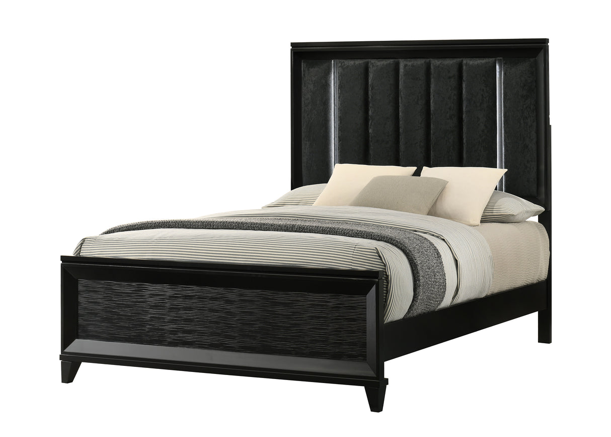 Cressida Bedroom Group Black Queen bed