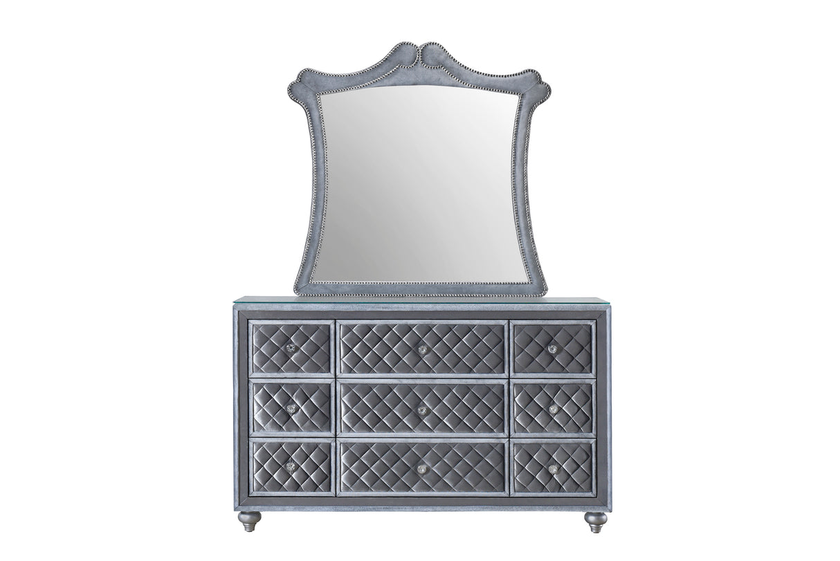 Cameo Panel Bedroom Group dresser and mirror