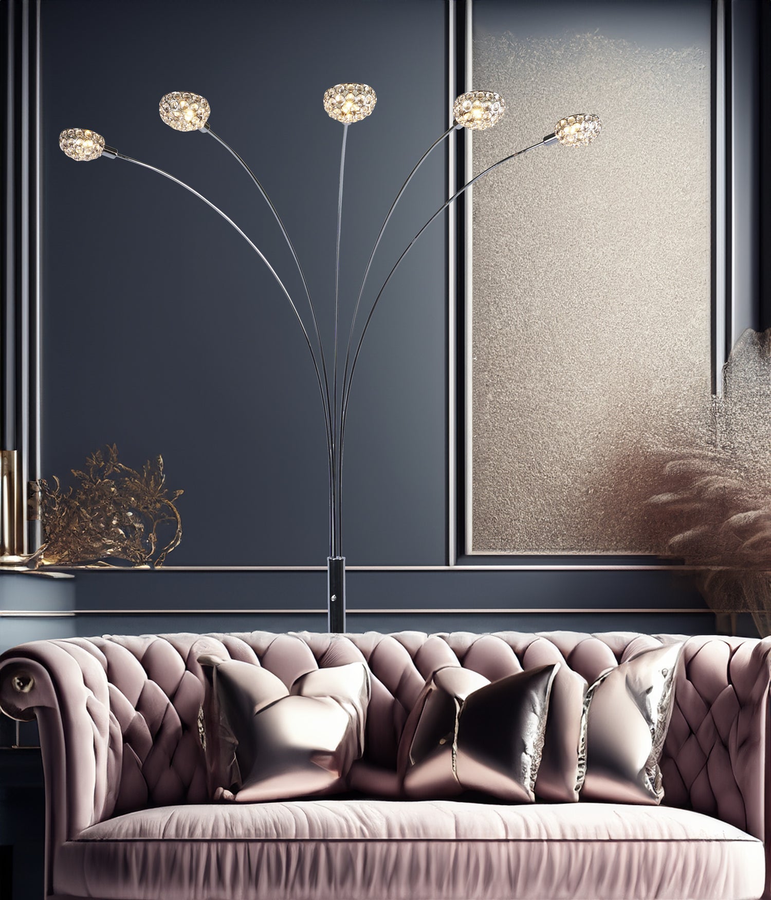 HALF MOON FLOOR LAMP