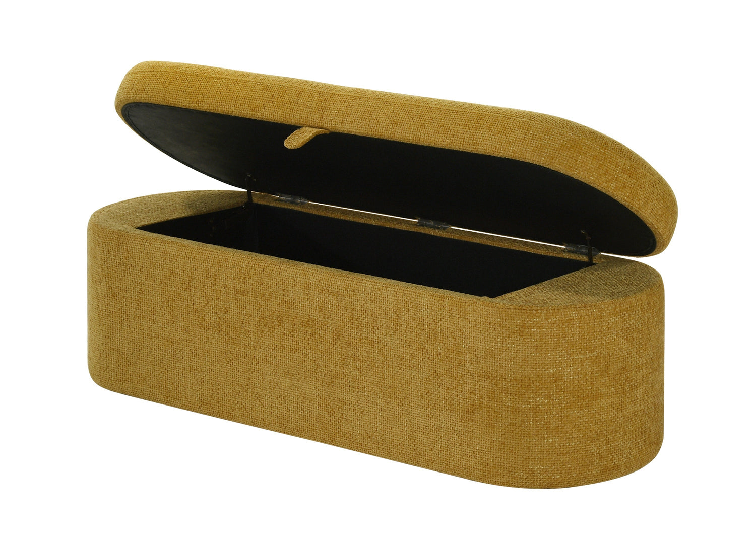 PHILIPA STORAGE BENCH- GOLD TWEED