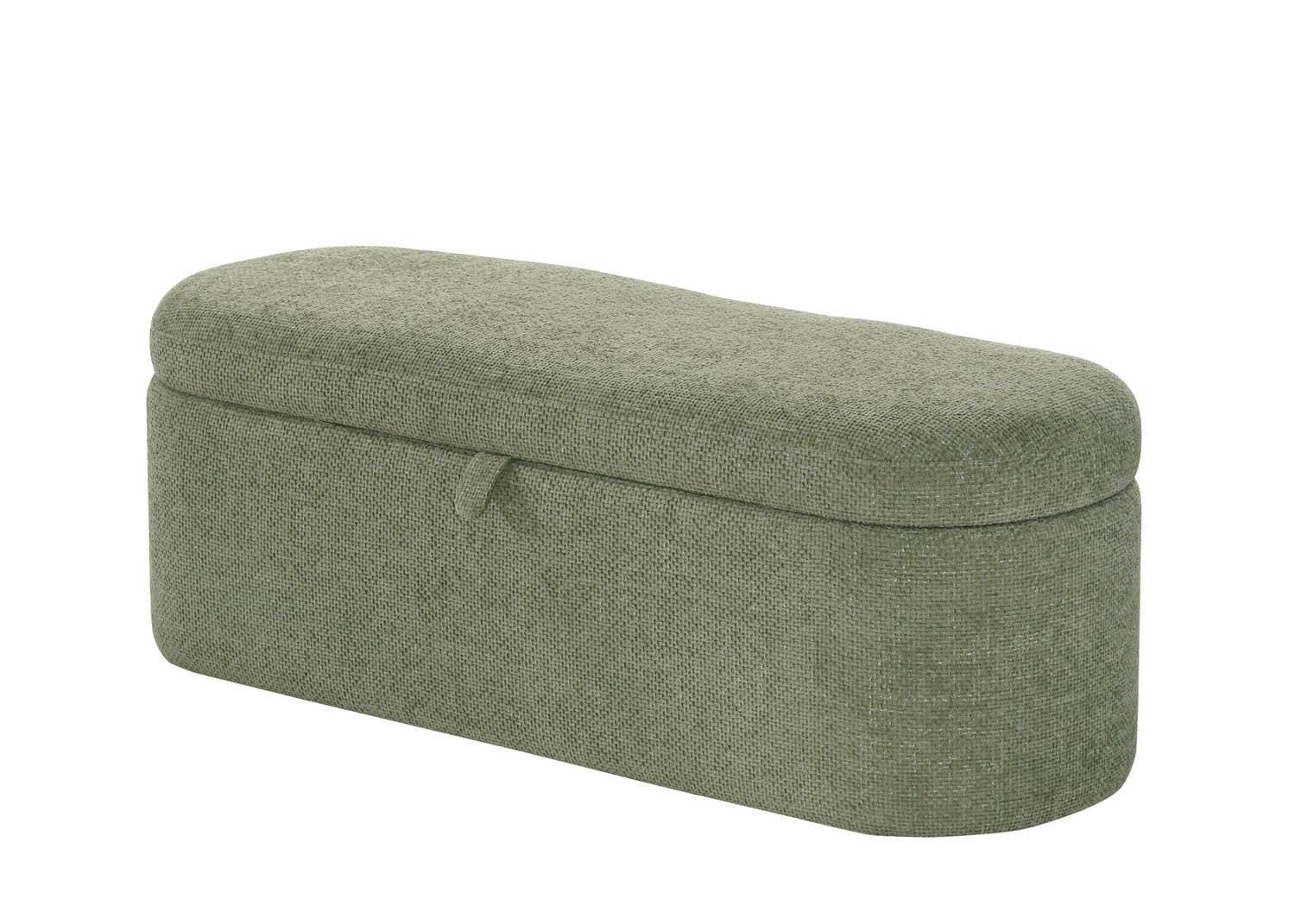 PHILIPA STORAGE BENCH-L.GREEN TWEED