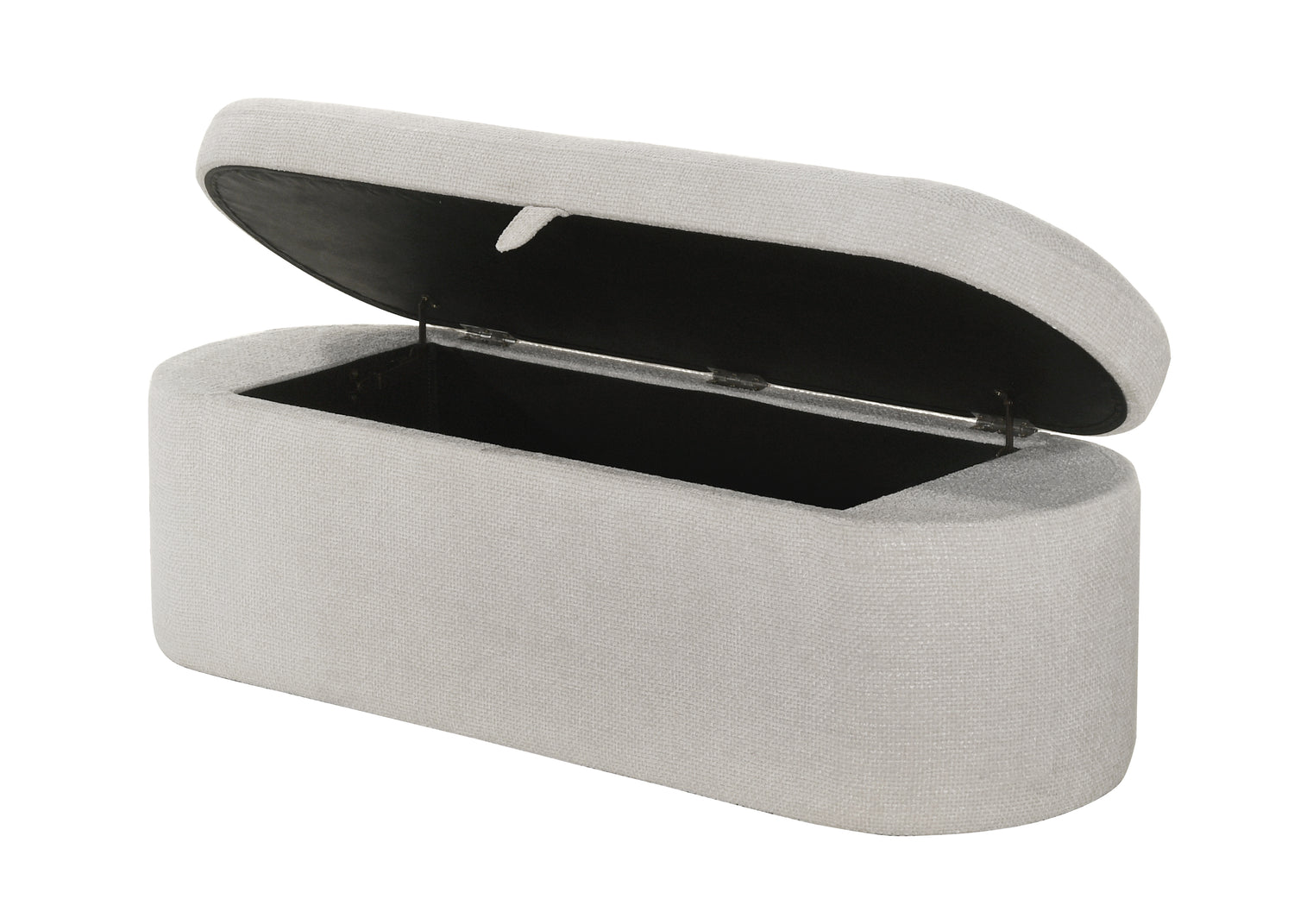 PHILIPA STORAGE BENCH-OATMEAL TWEED