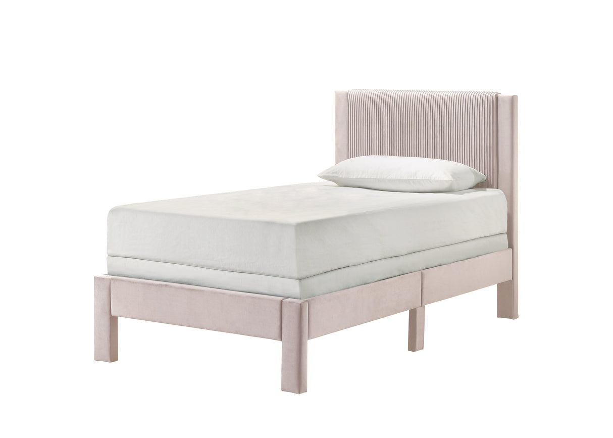 LUCIA TWIN PLATFORM BED PINK