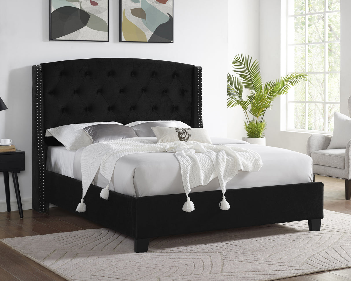 Eva Black King Bed