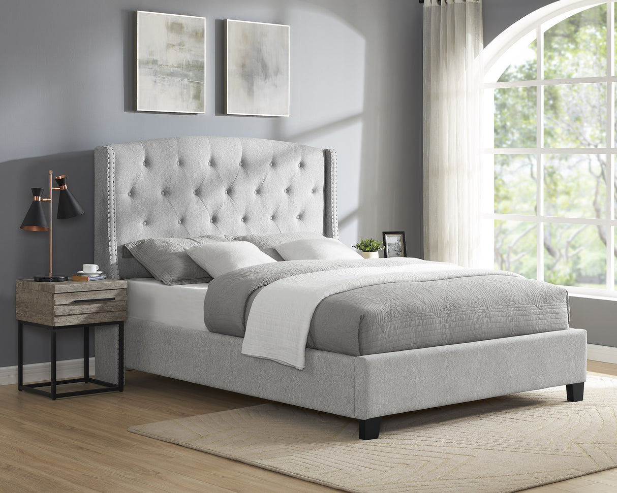 Eva Dove Queen Bed