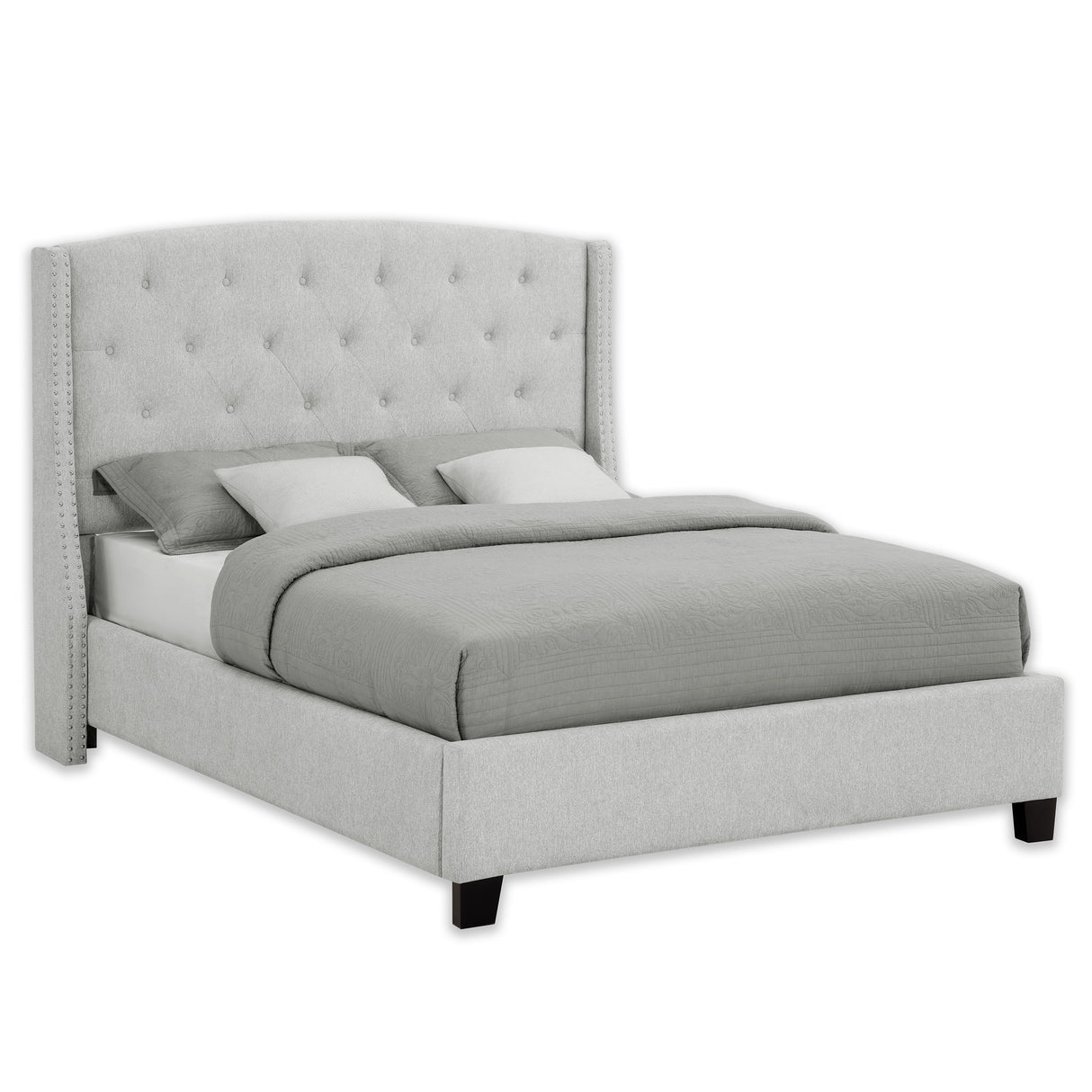 Eva Dove Queen Bed