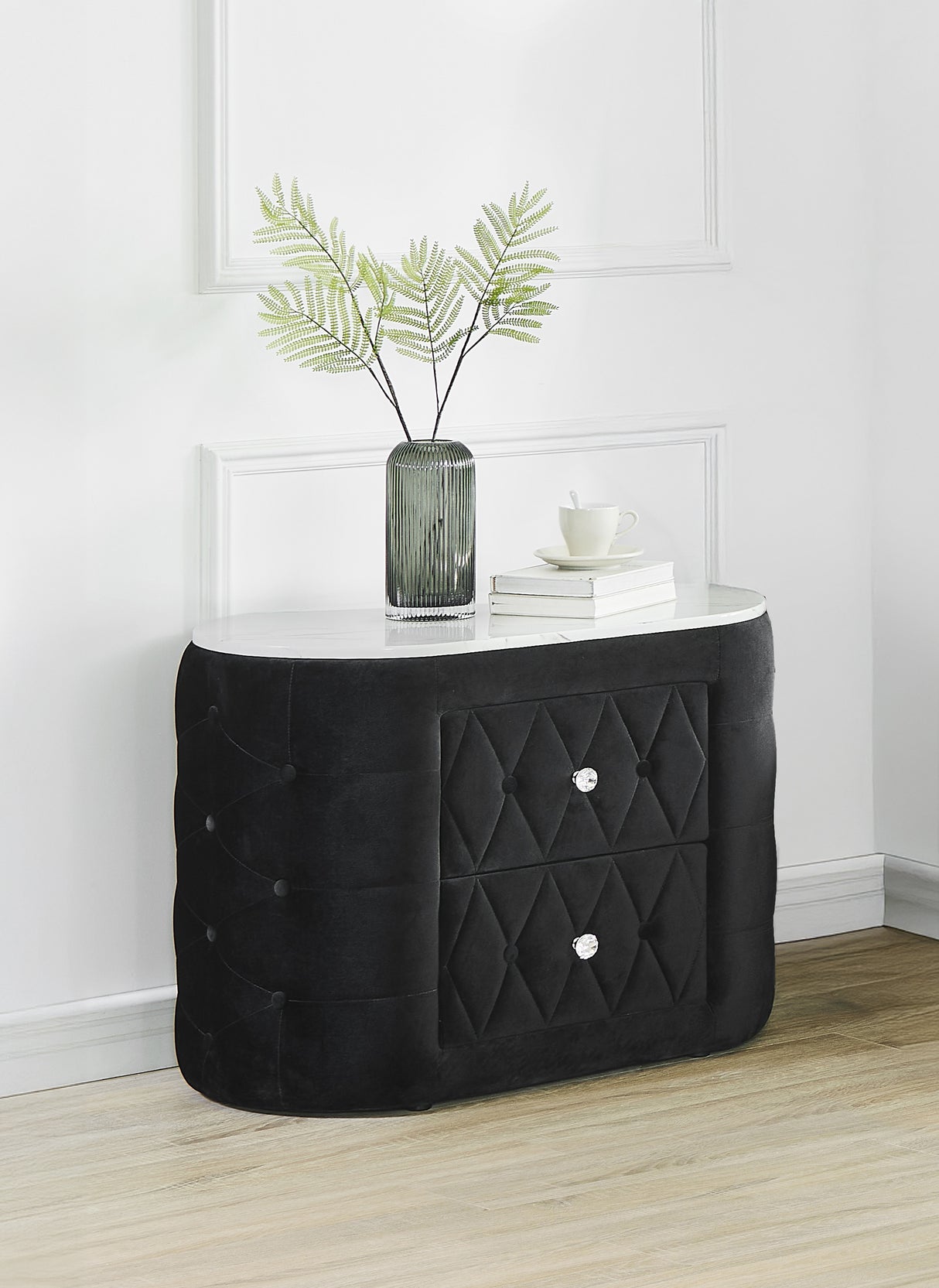 NATALIA NIGHT STAND BLACK