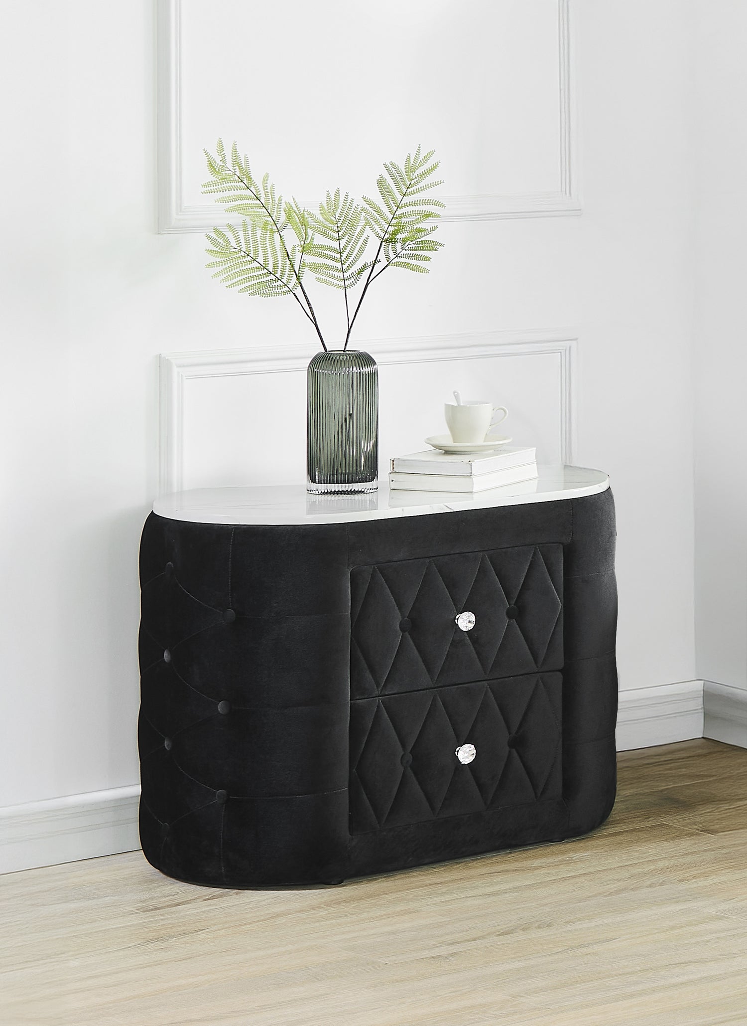 NATALIA NIGHT STAND BLACK