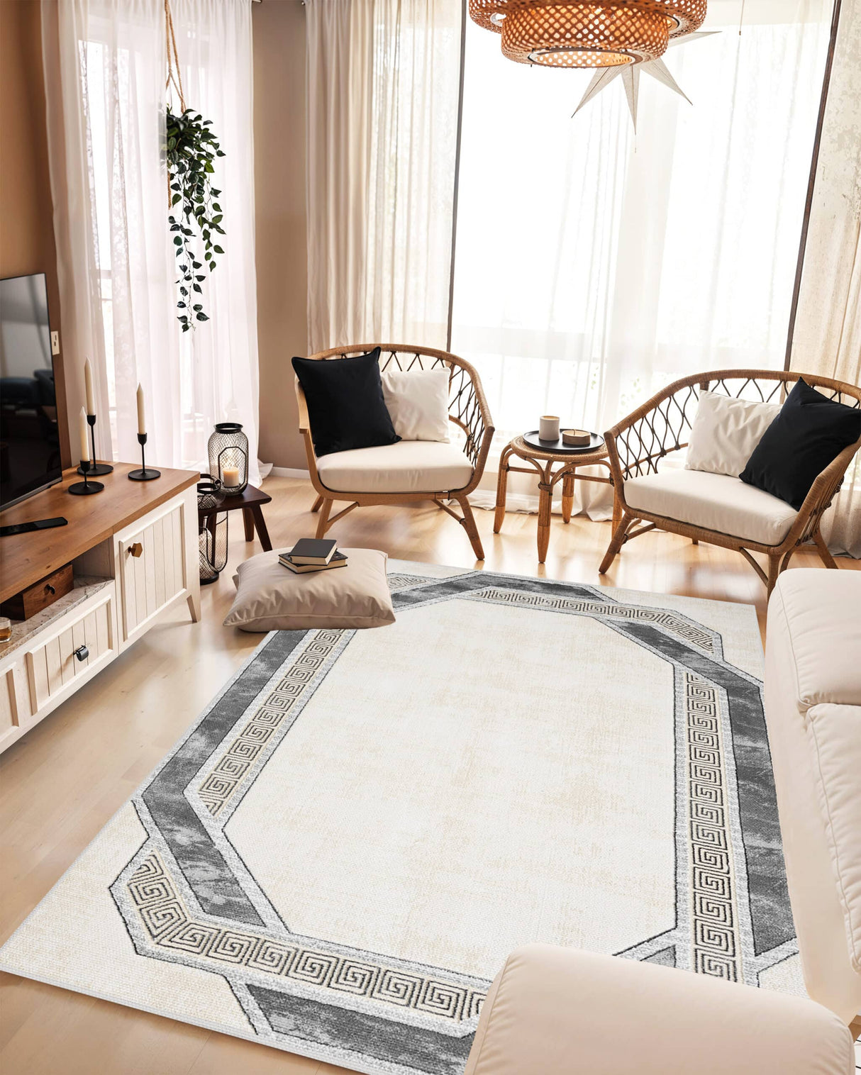 Signature Area Rug 5206 Cream