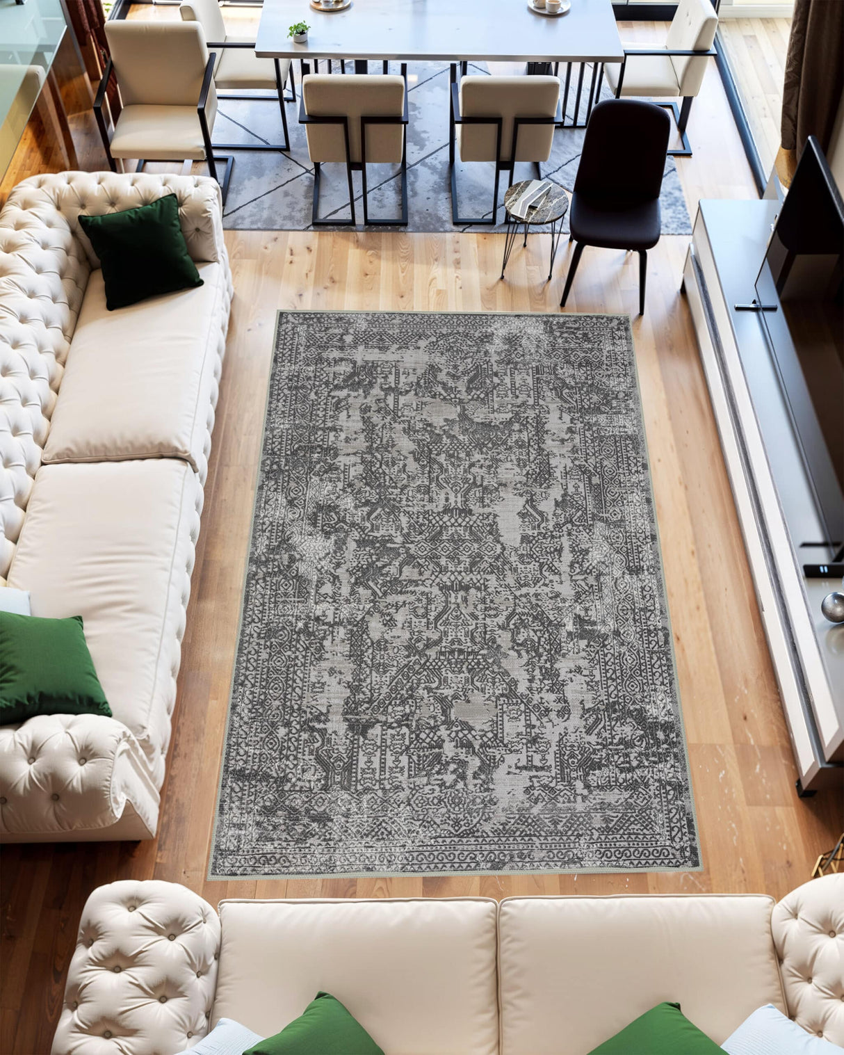 Olivia Area Rug 5215 Grey