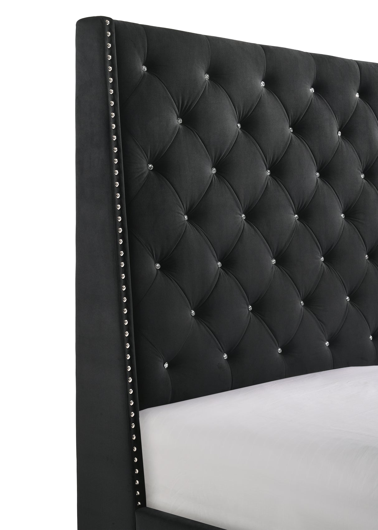 Chantilly Black Queen Bed