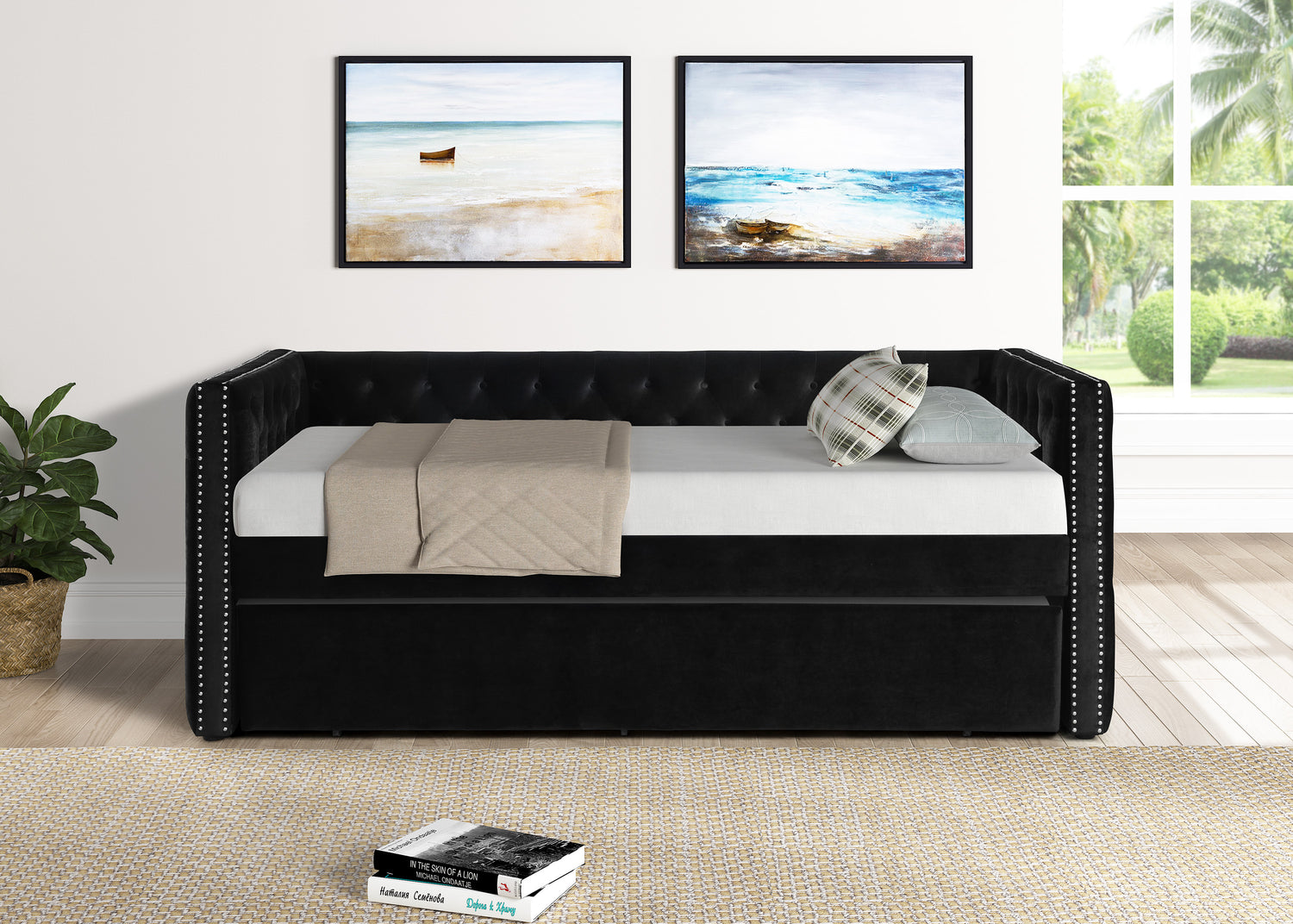 Trina Black Daybed