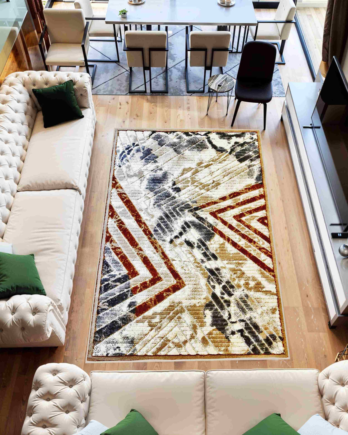 Tribal Area Rug 5520