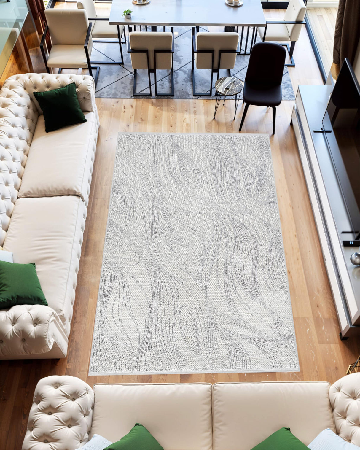 Bobby Area Rug 55561 Cream