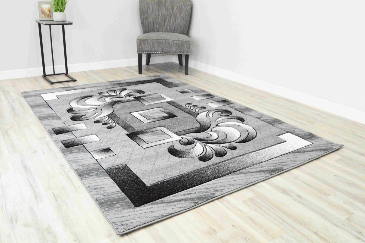 Premium Area Rug 6008 Turquoise