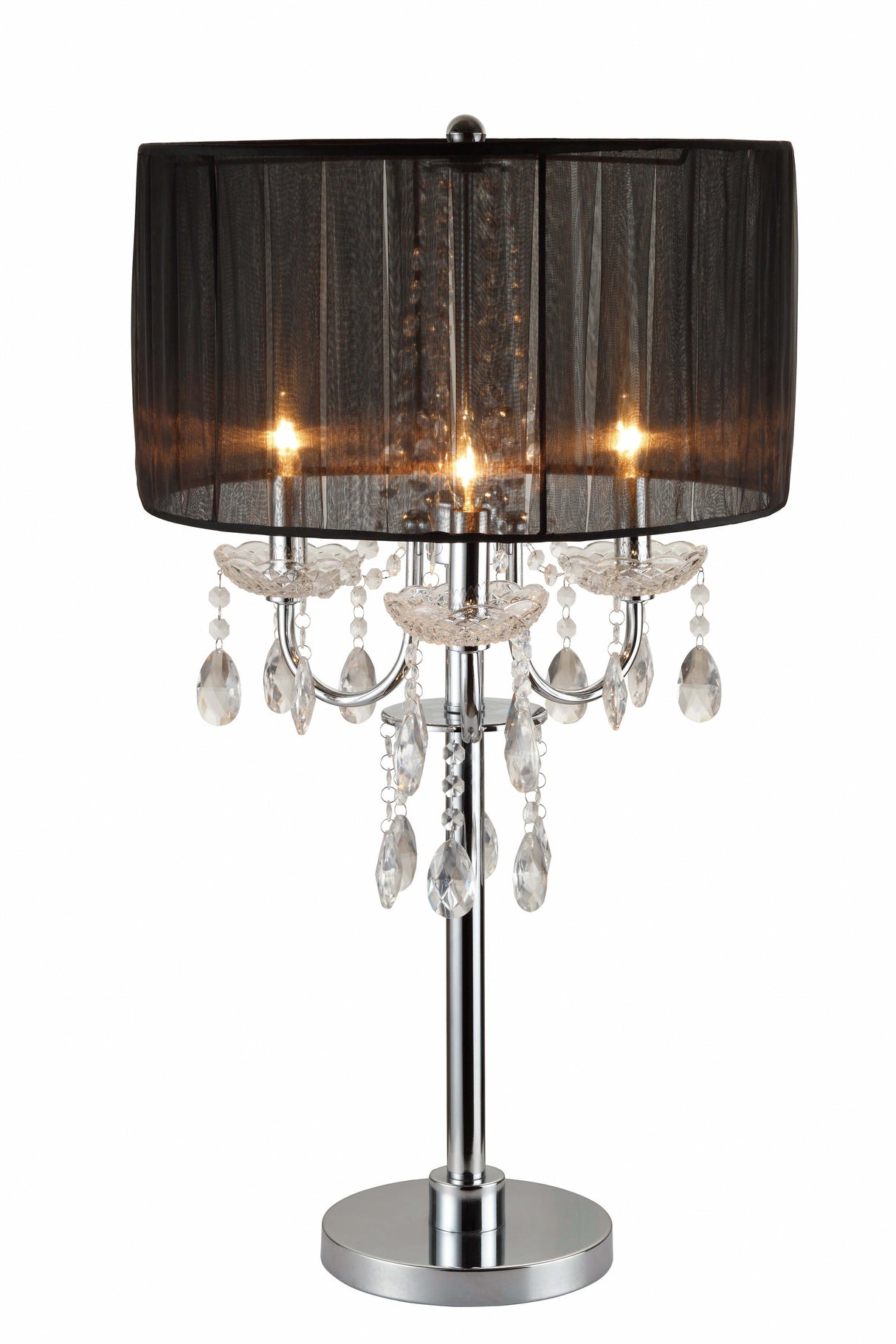 CHANDELIER TABLE TOUCH LAMP 29.5 H