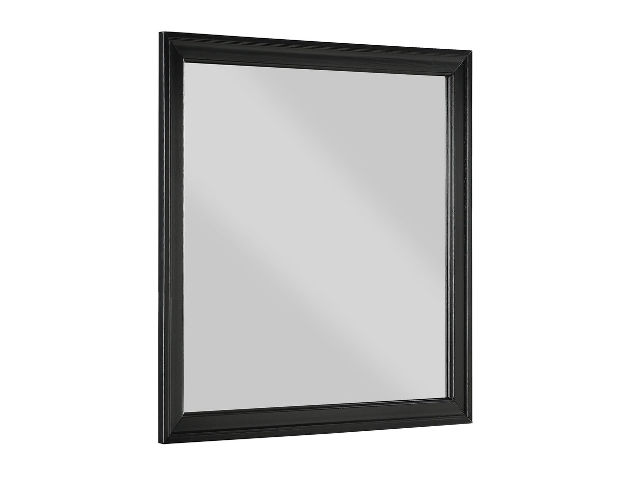 Louis Philip Mirror - Black