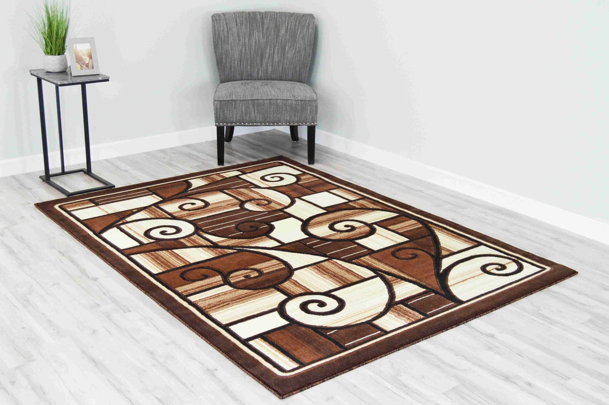 Sultan Area Rug 6148 Brown