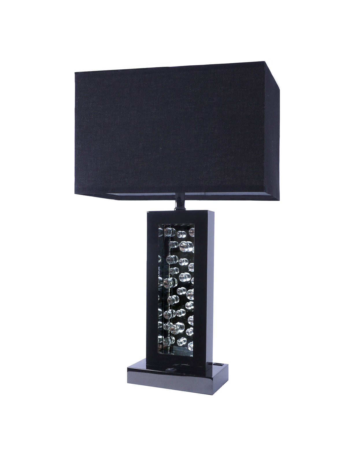 MONICA LAMP BLACK NICKEL-LED ACCENT