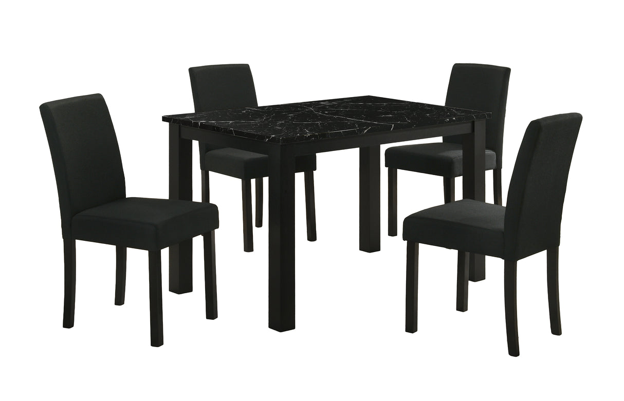 Resia Dining Set - Black