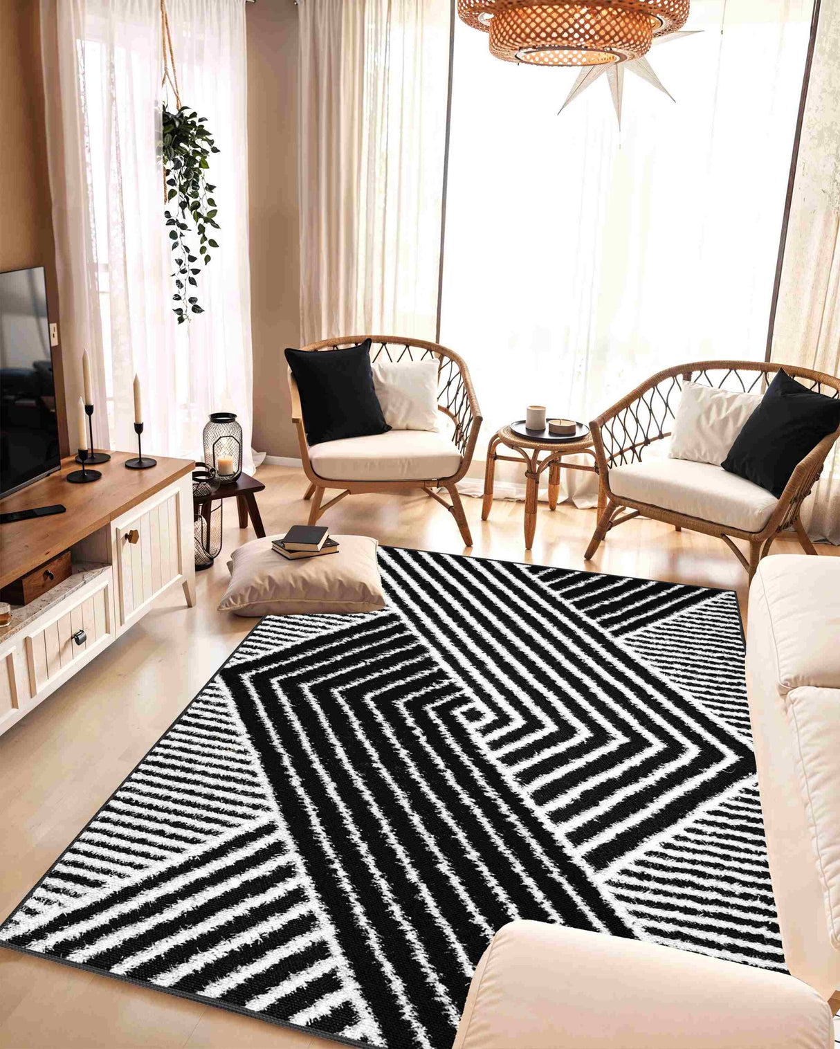 5d Shaggy Area Rug 6415