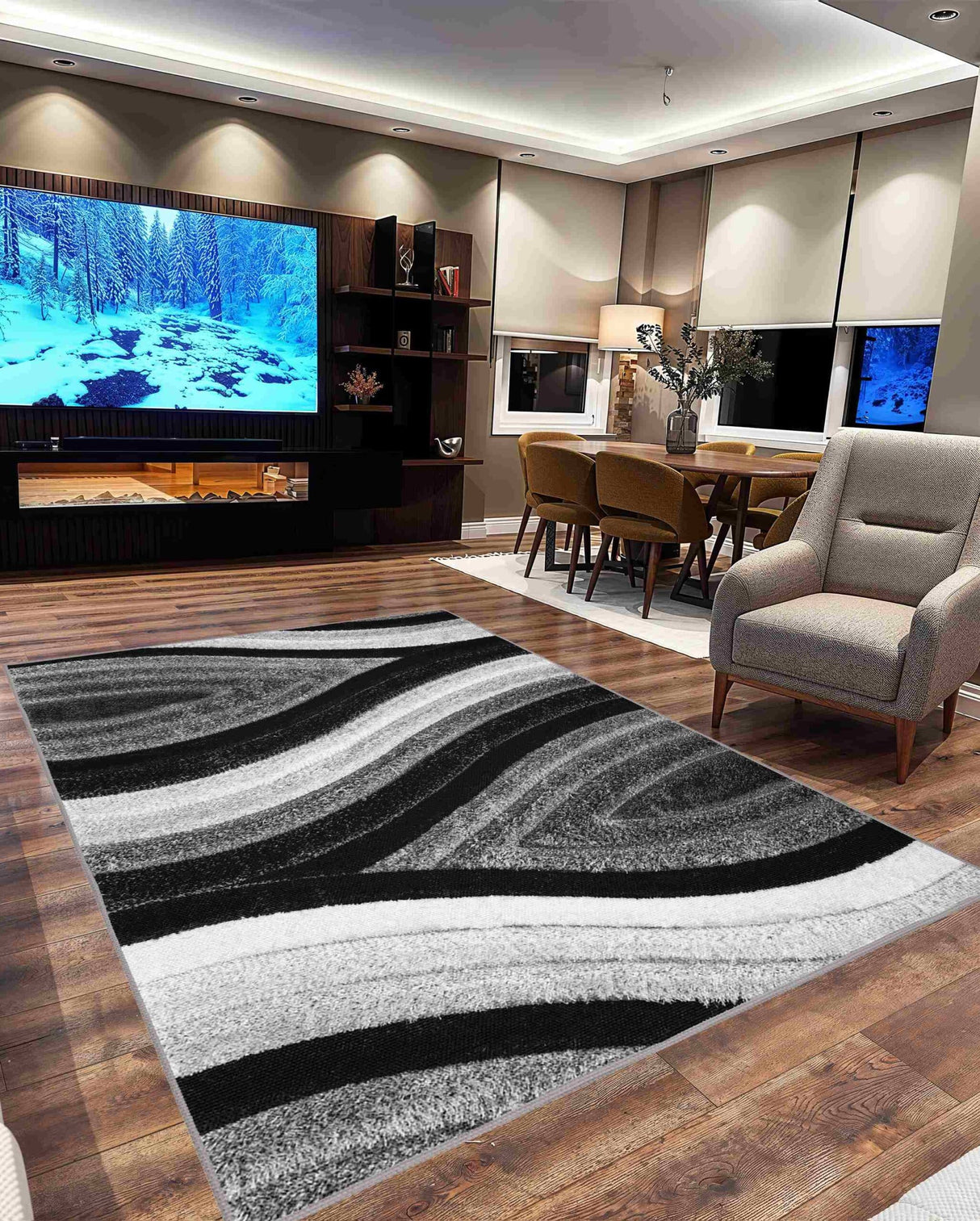 4d Shaggy Area Rug 6496