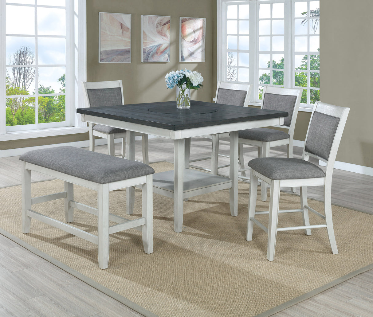 Fulton Counter Stools (Set of 2) - Grey