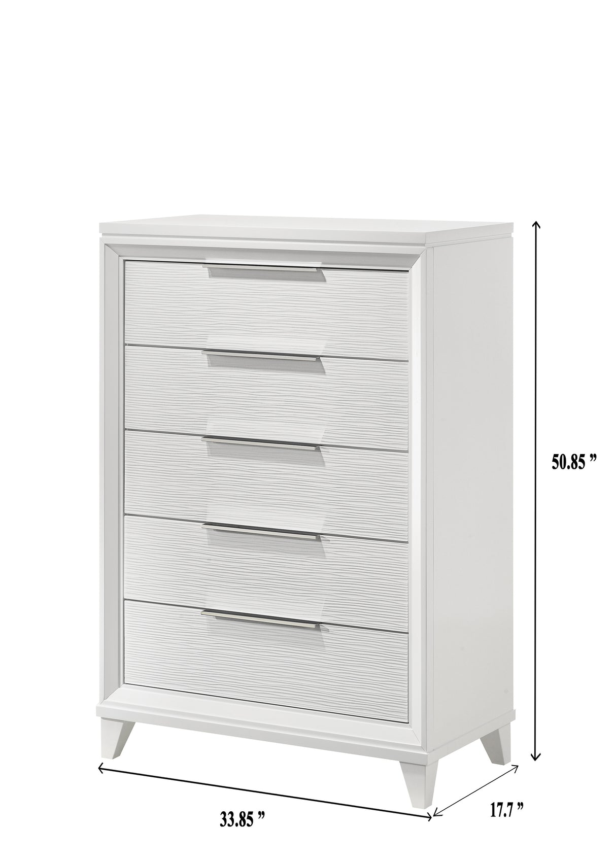 Cressida Bedroom Group White chest