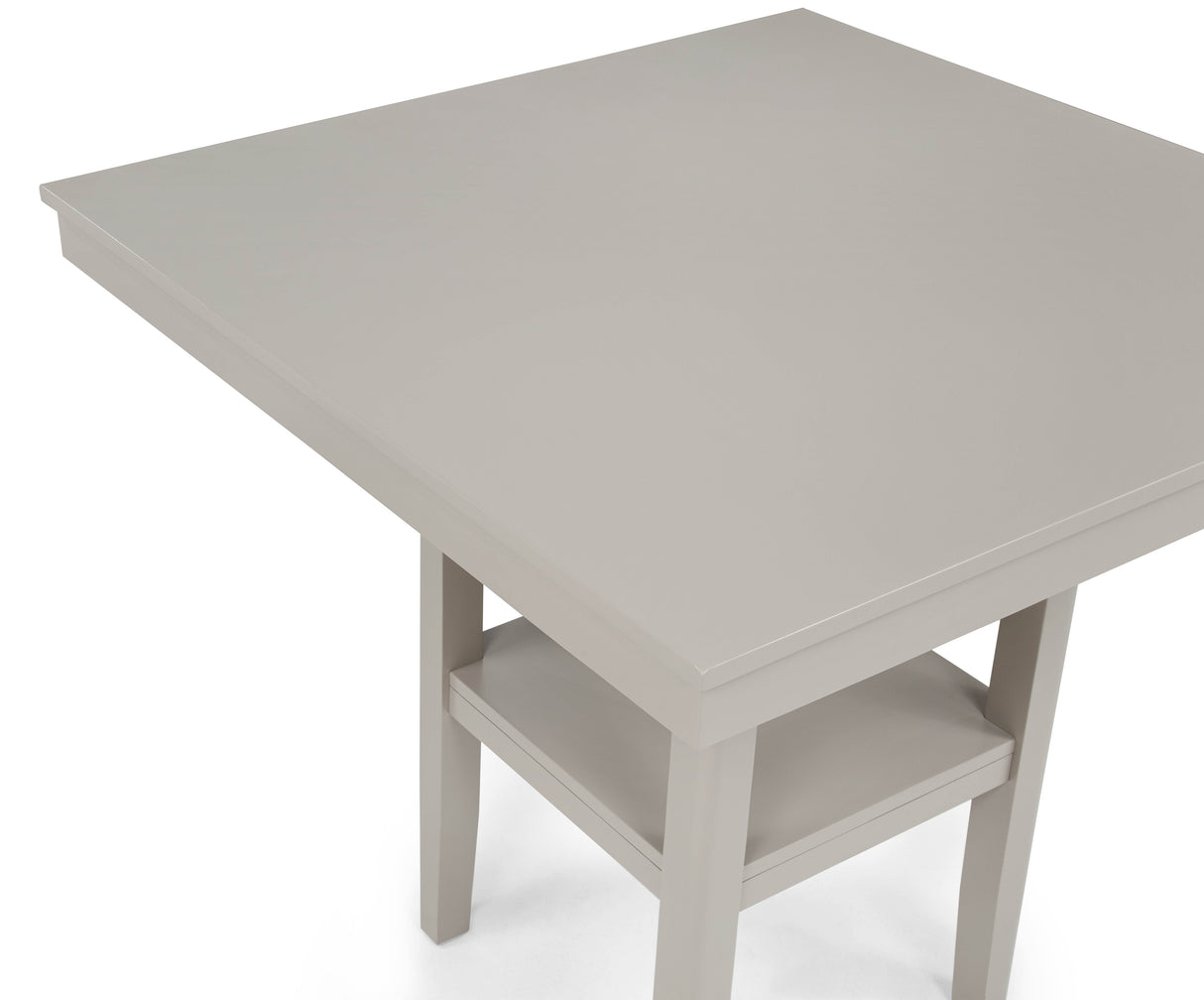 Lester 5-Piece Ctr Height Table Set Greige