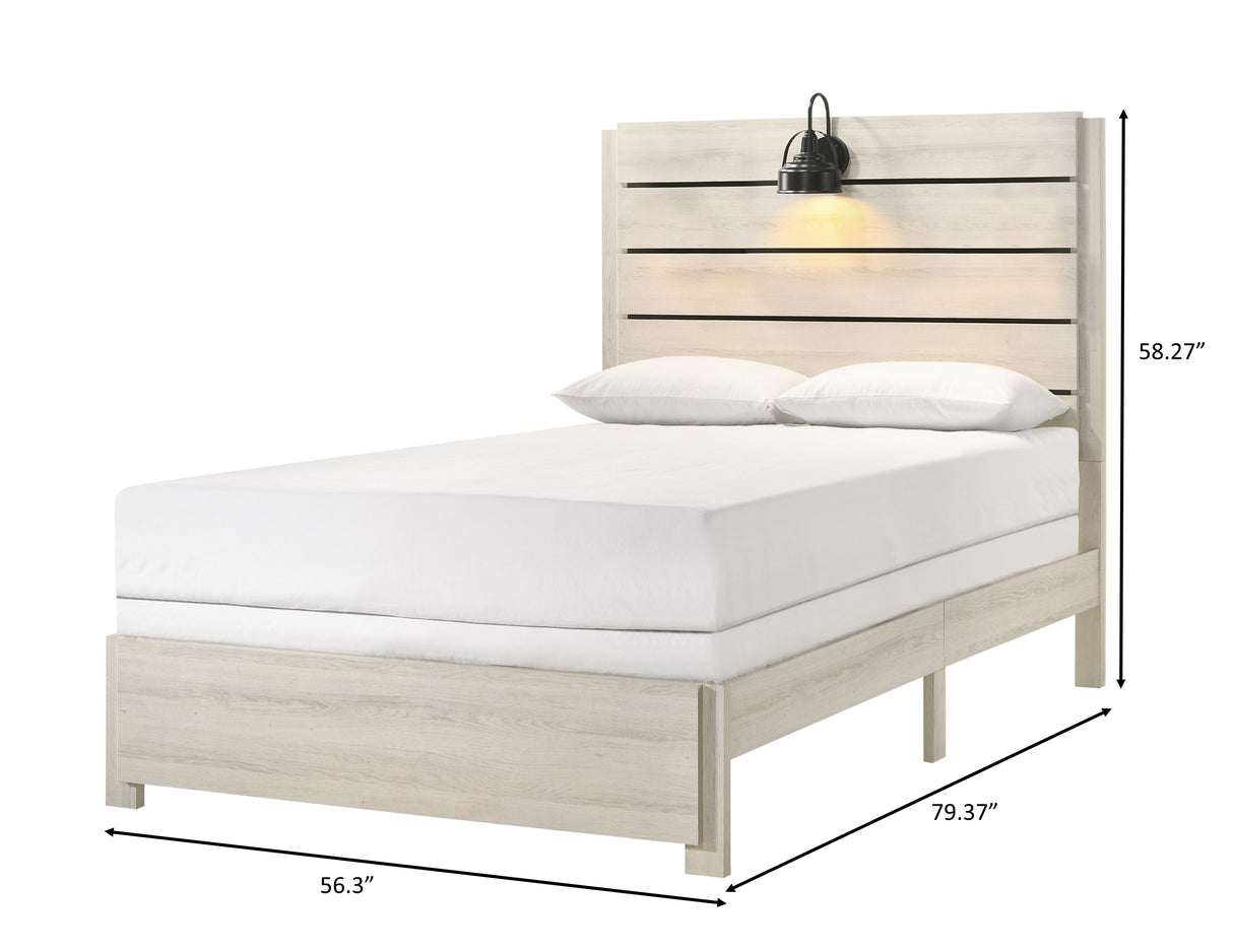 Carter Bed - White