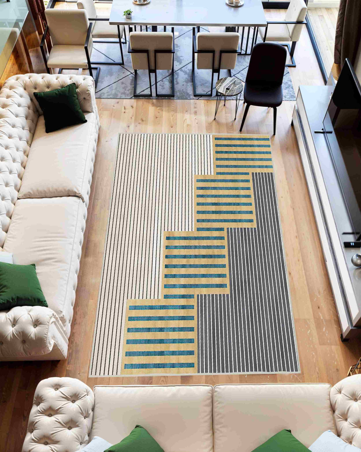 Sky Area Rug 7703 Grey