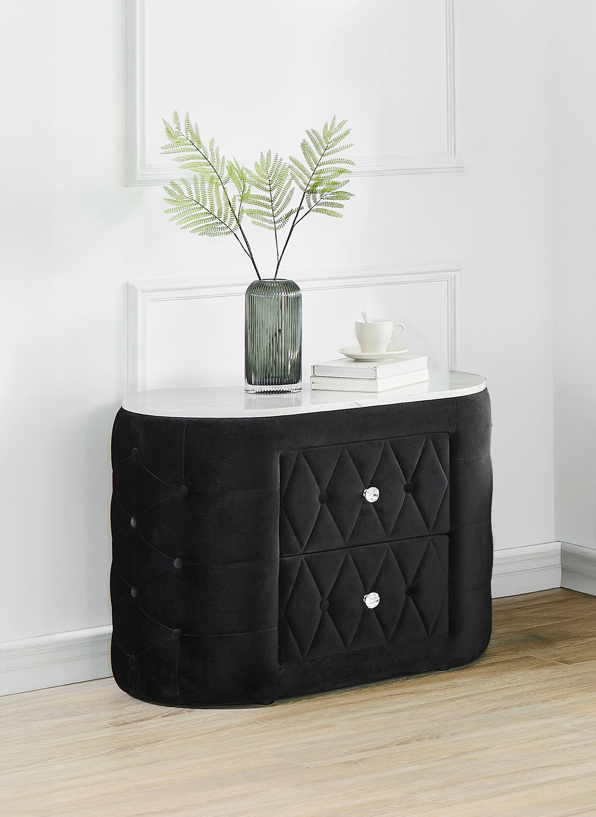 Natalia Nightstand - Black