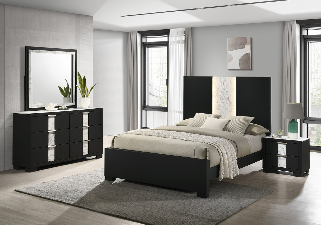 Rangley Black Bedroom Set