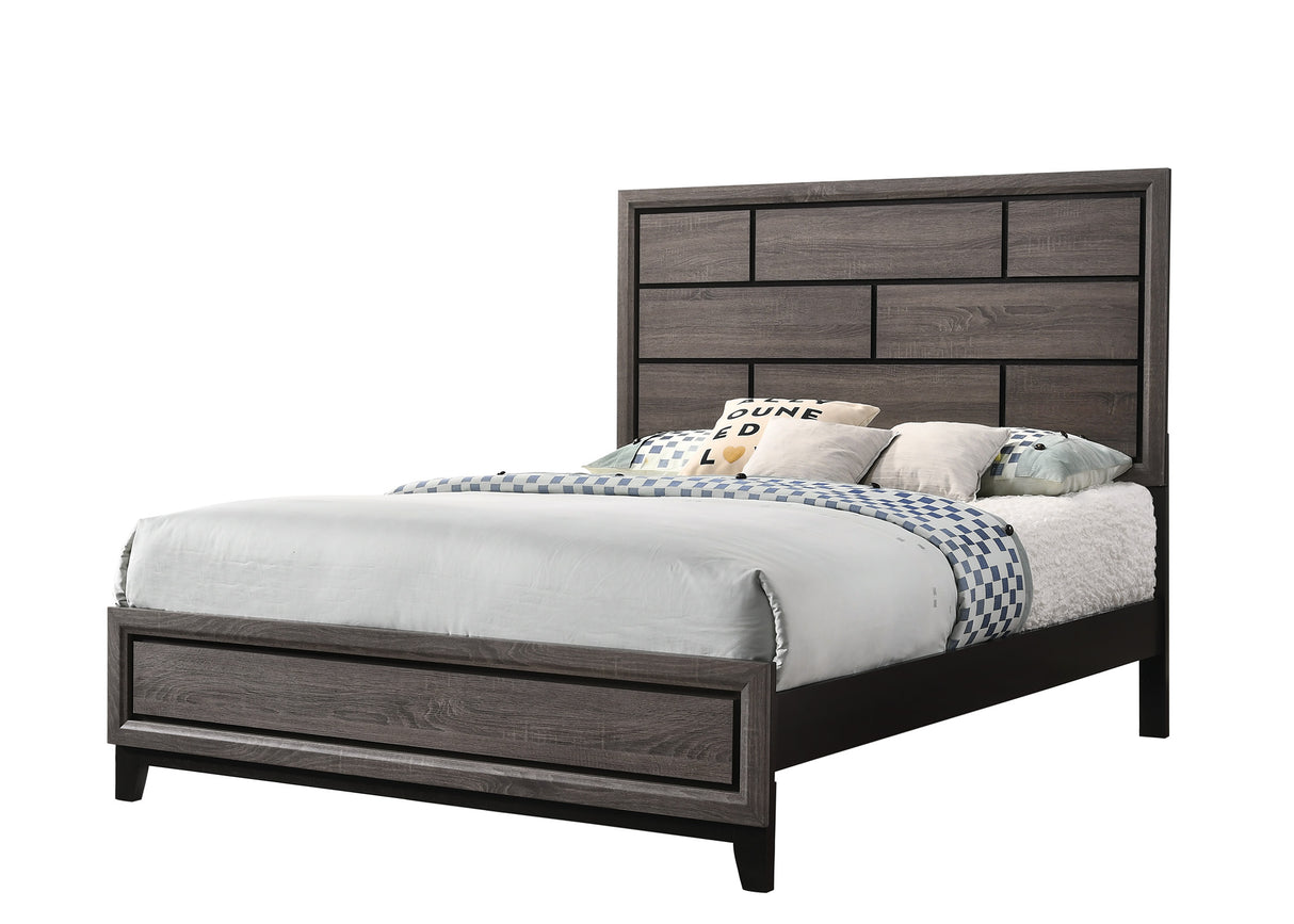 Akerson Grey Bedroom Group Queen bed