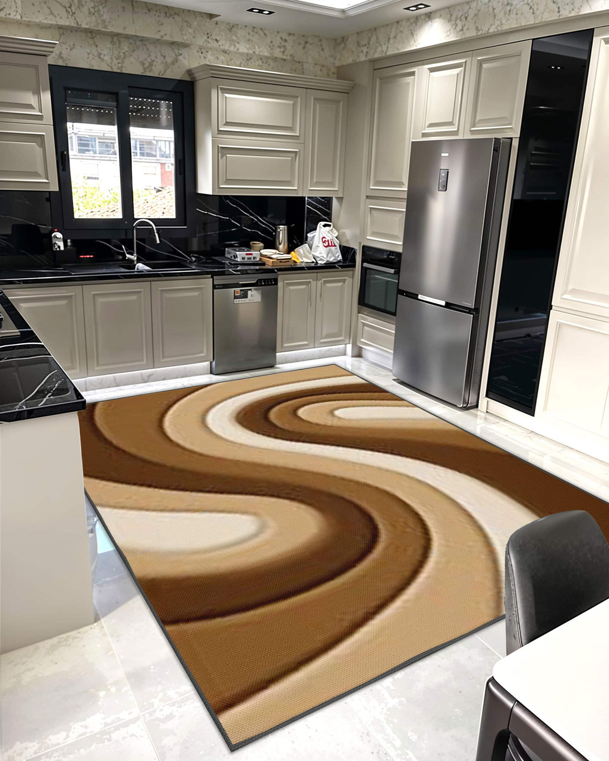 3d Shaggy Area Rug 882