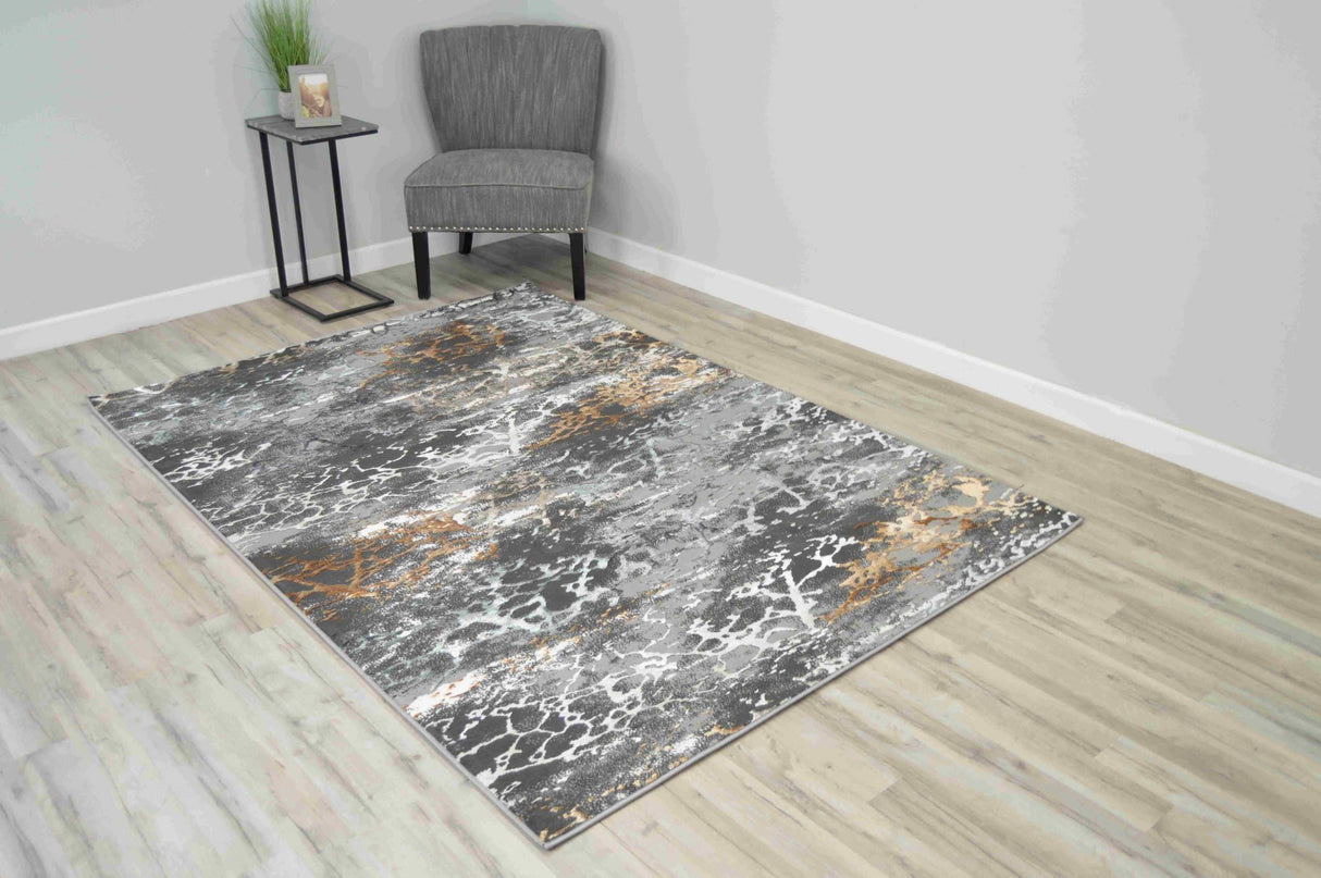 Cabana Area Rug 9014 Anthracite
