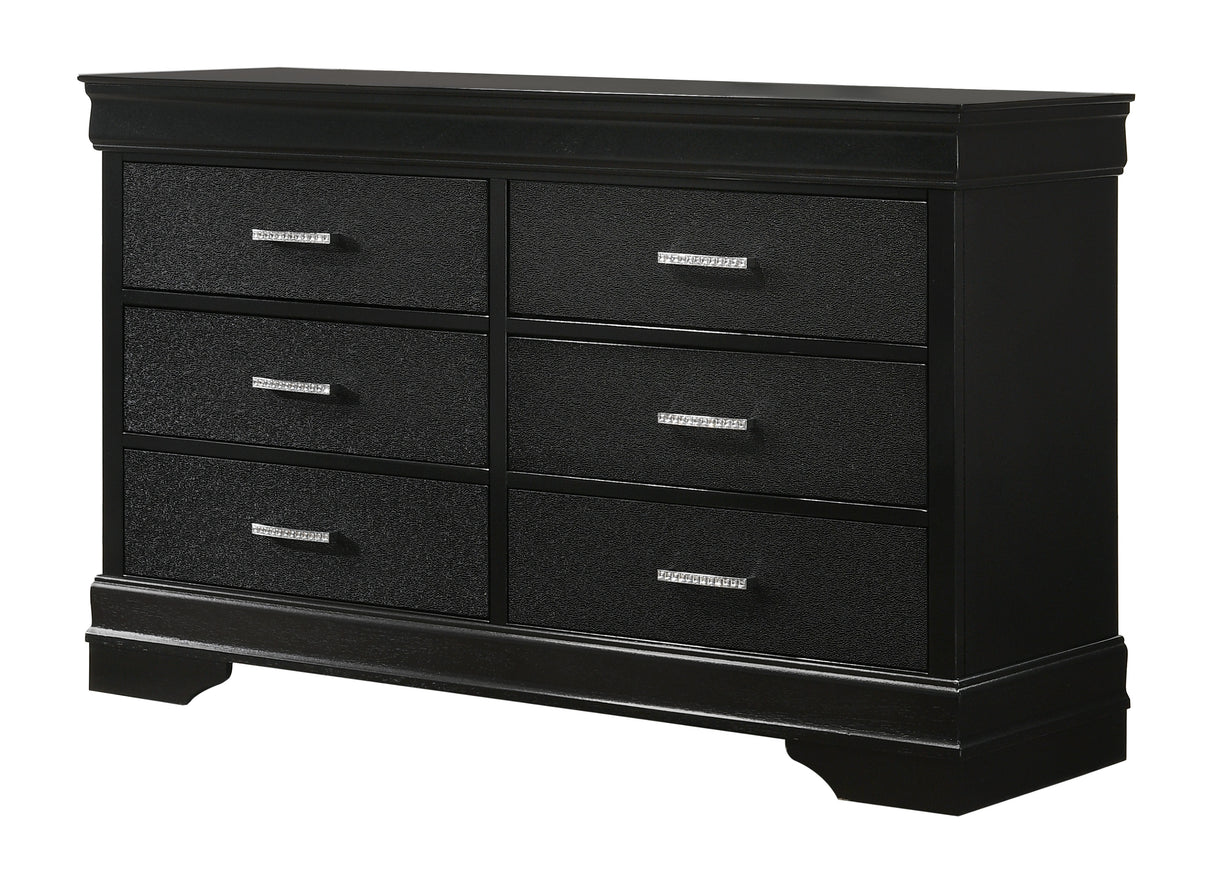 Amalia Black Bedroom Group dresser