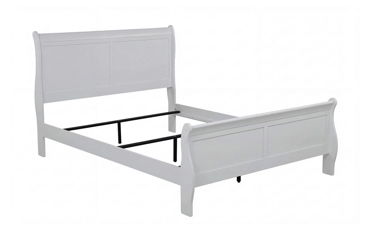 Louis Philip Greige Bedroom Group Queen bed