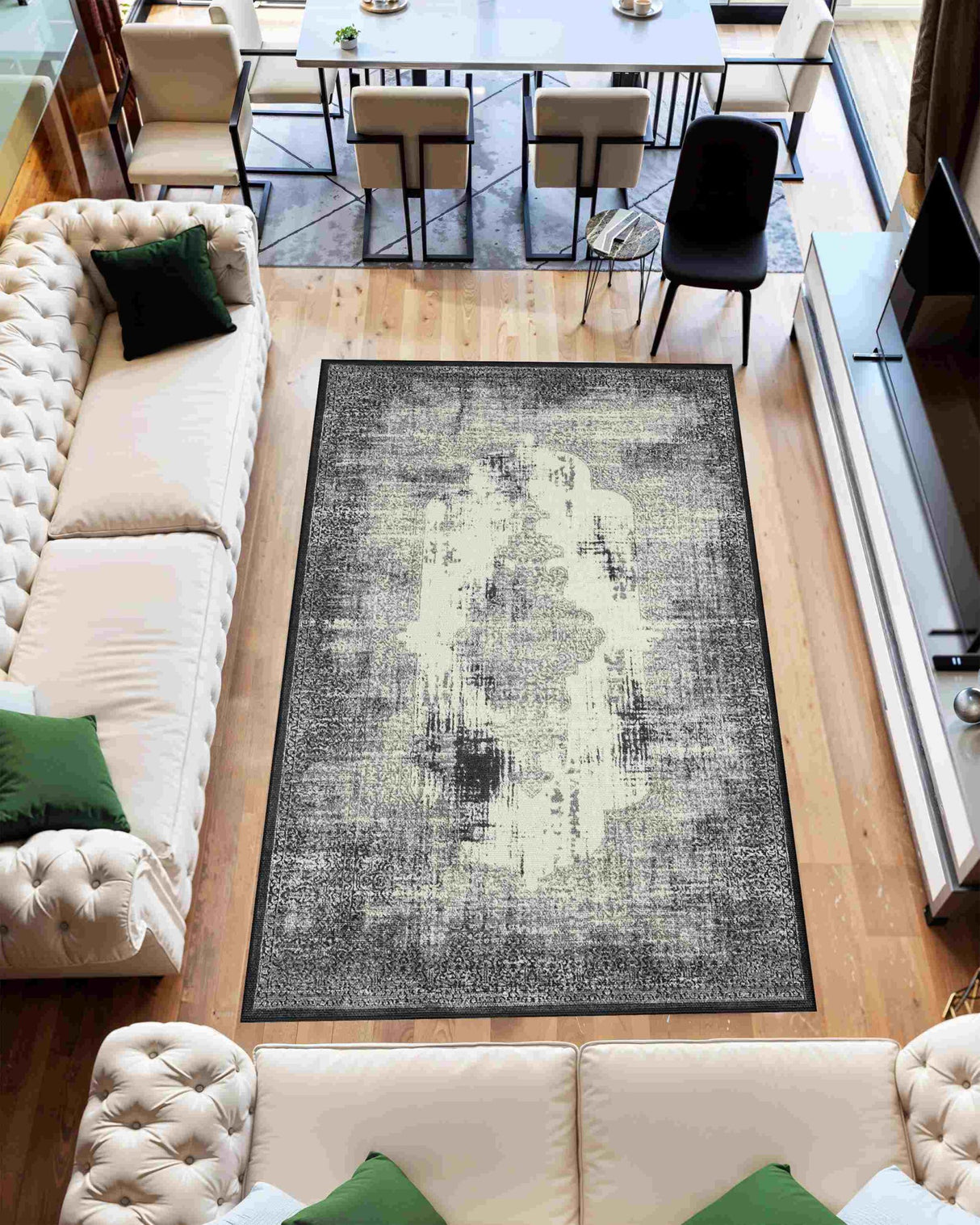 Elegance Area Rug 9904 Grey