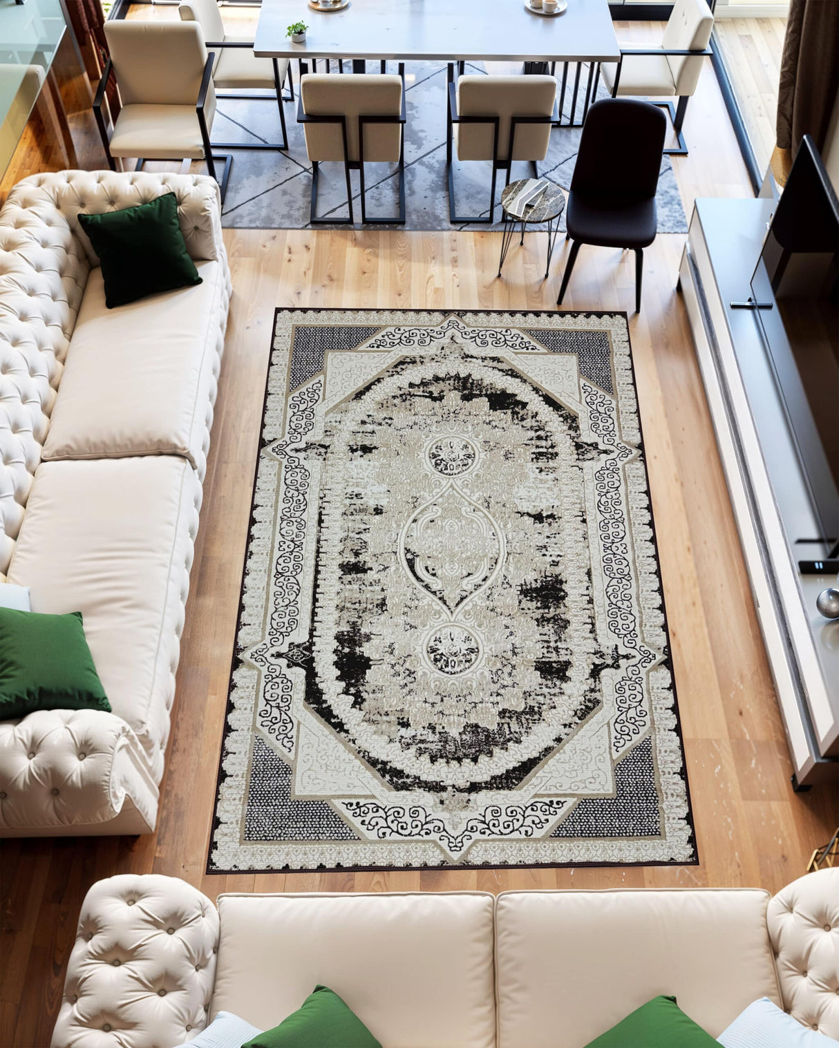 Jericho Area Rug 9955 Beige