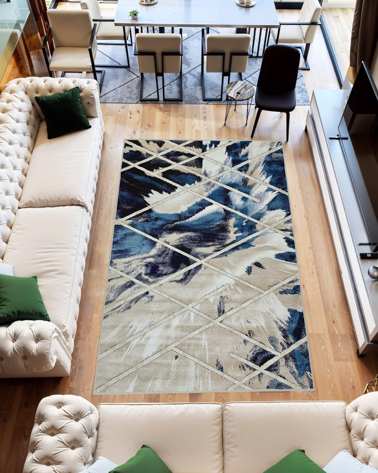Jericho Area Rug 9959 Blue