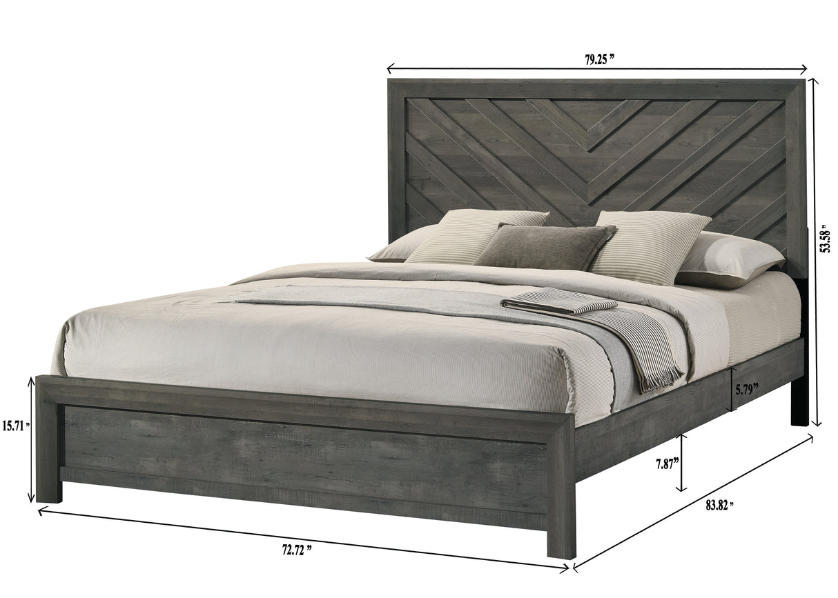 Valor Bedroom Set Grey
