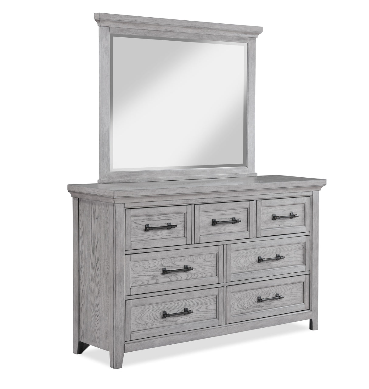 Beckett Bedroom Group dresser and mirror