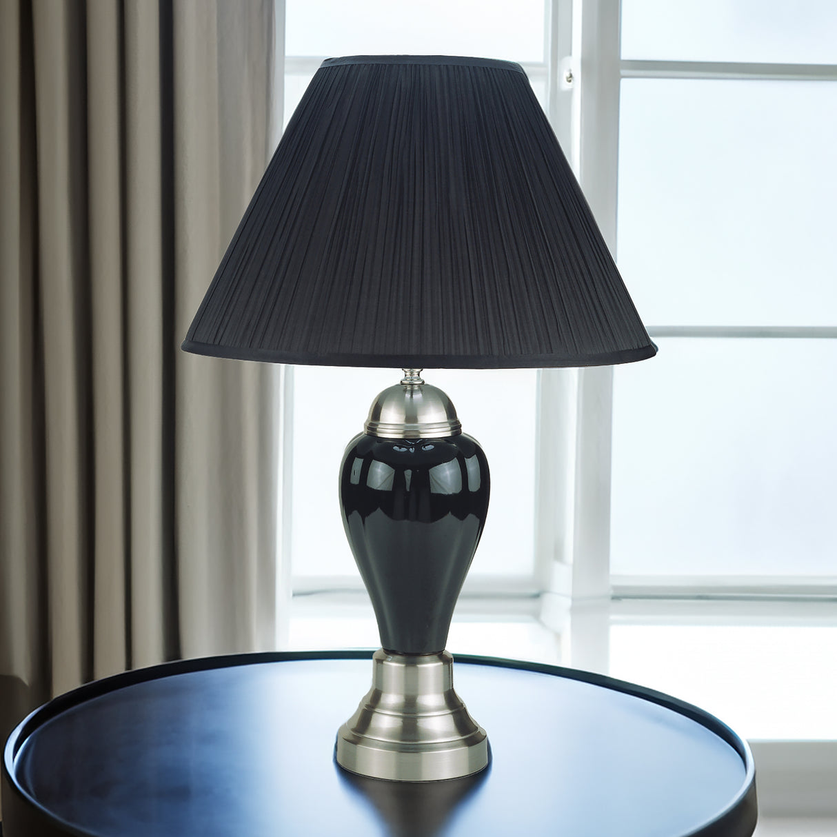 Porcelain Lamp Grey