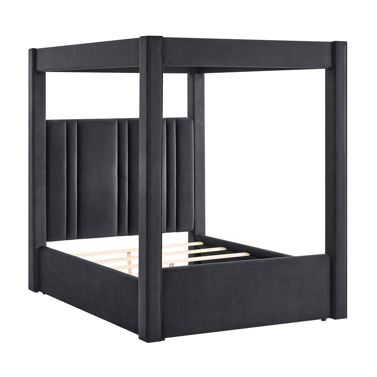 Jayla Canopy Bed Black